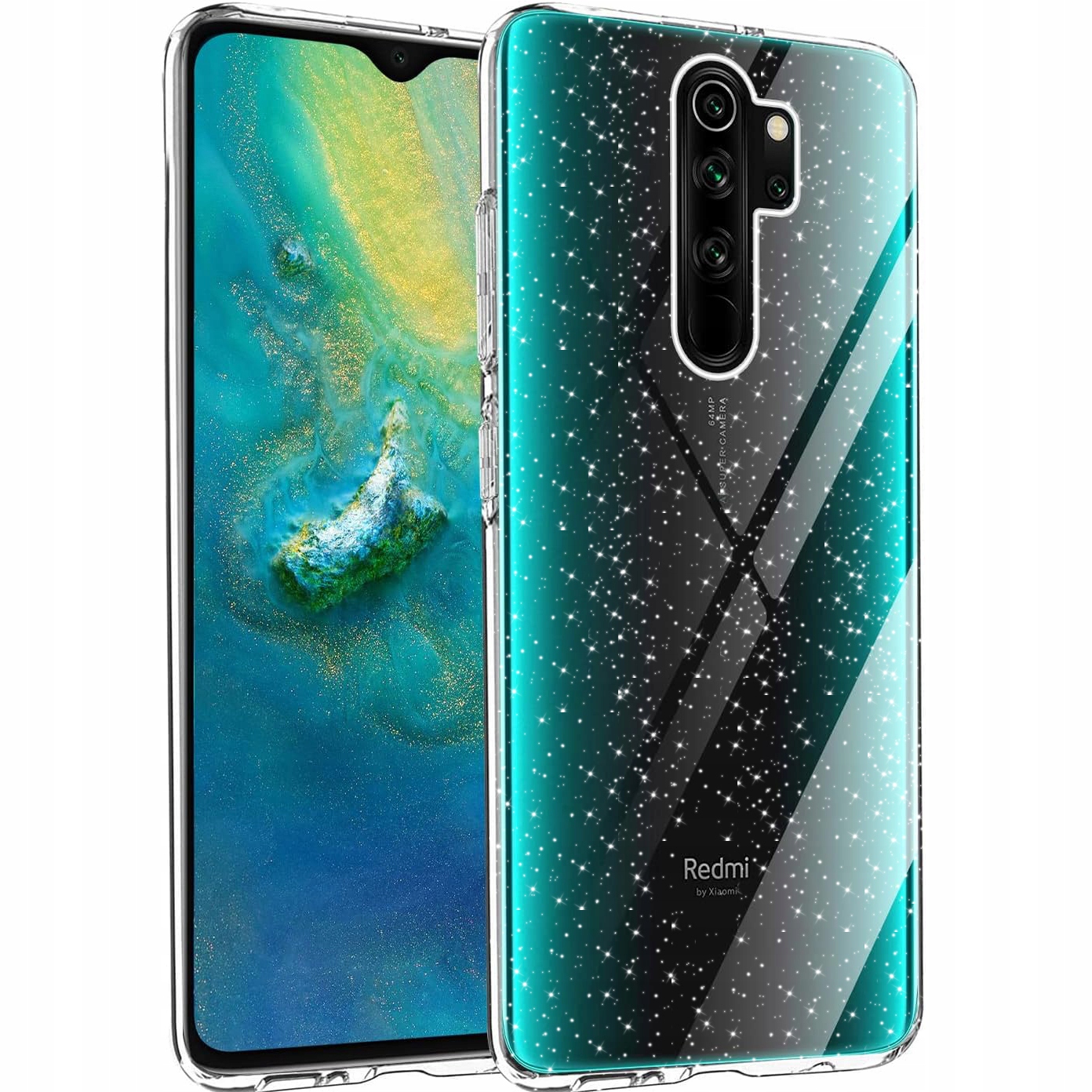 

Etui Brokat Shine +Szkło do Redmi Note 8 Pro 2MM