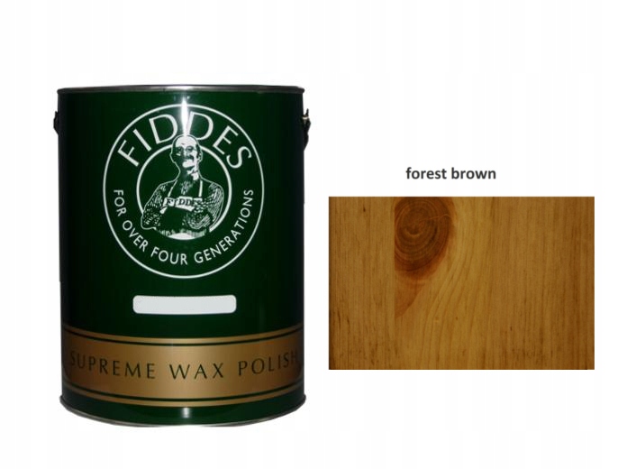 Fiddes Wosk do drewna mebli antyków Supreme Wax Forest Brown 5L