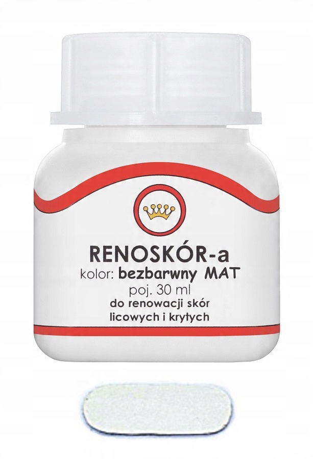

Renoskór Farba Lakier Do Skóry Bezbarwny Matowy
