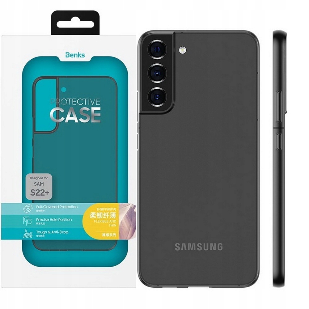 

Benks Lollipop 0.4mm cienkie etui Samsung S22 Plus