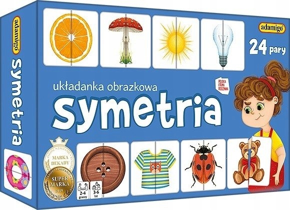 

Gra Edukacyjna Symetria układanka obrazkowa 07608