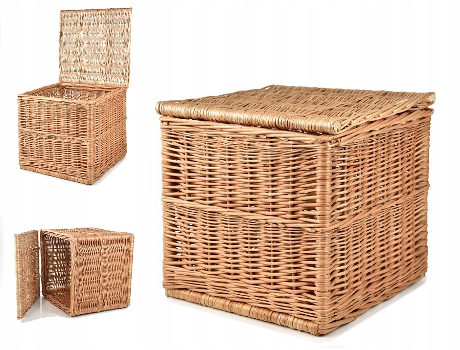 

Kuerek wiklinowy Pojemnik kufer na zabawki Kosz 35