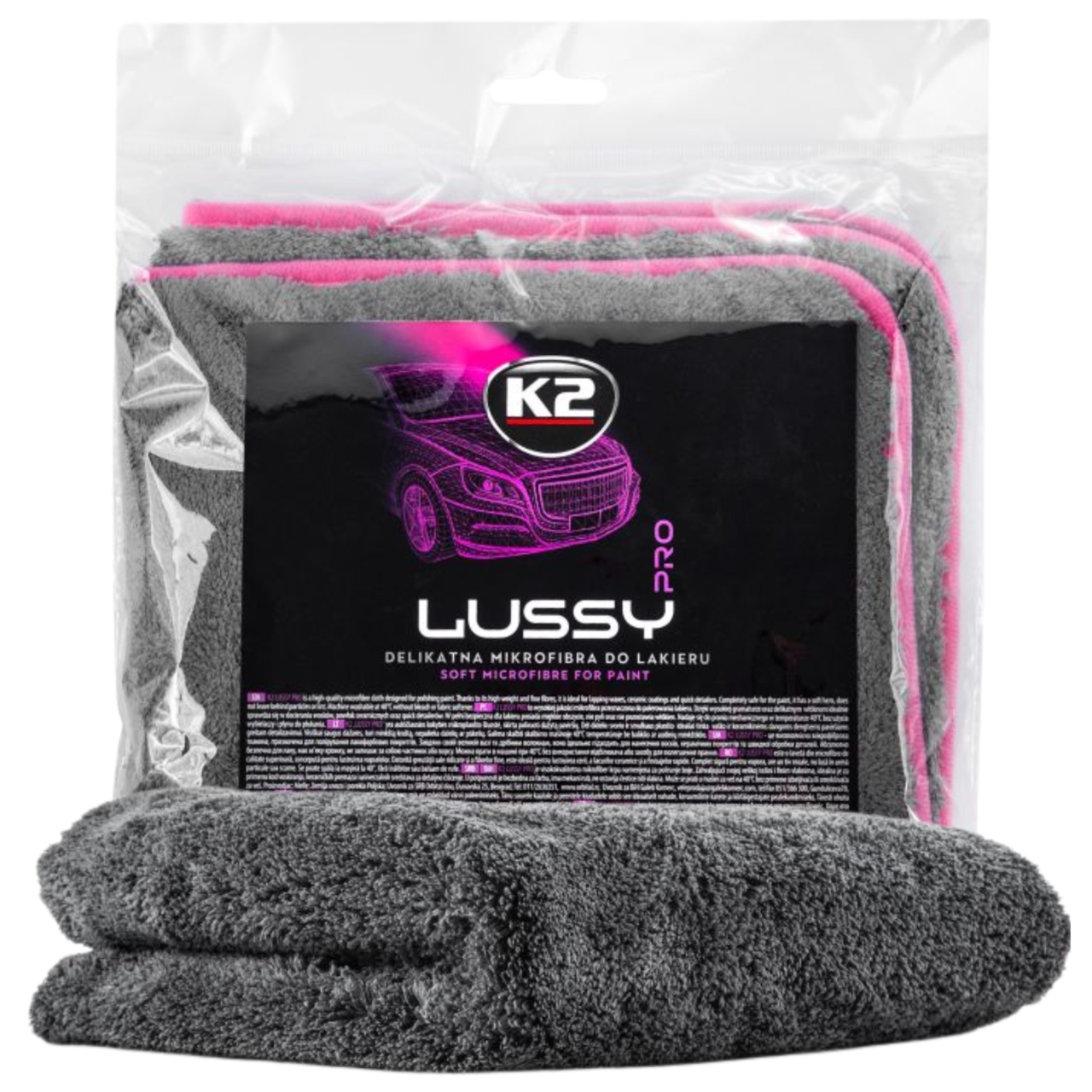 Mikrofibra do samochodu ręcznik lakieru auta osuszania polerowania K2 Lussy