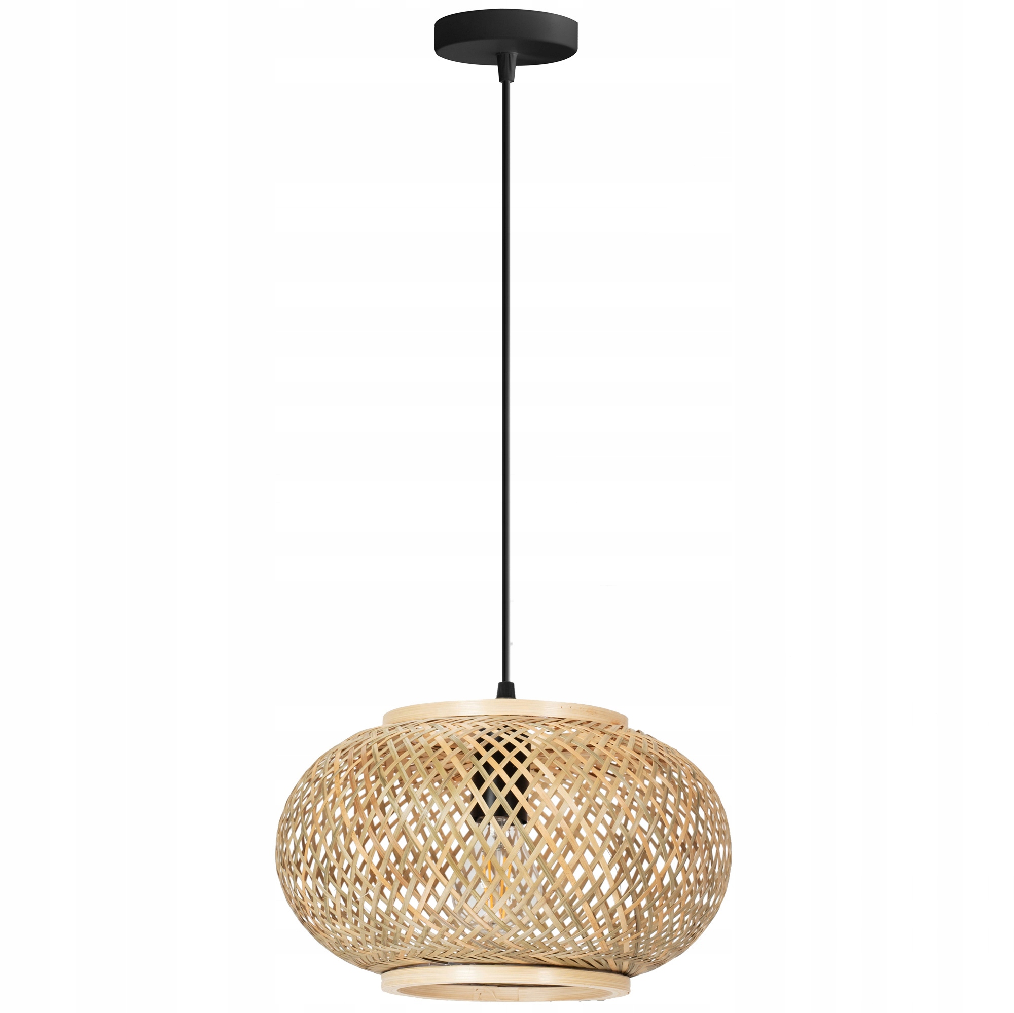 

Lampa APP1247 naturalna pleciona bambusowa boho