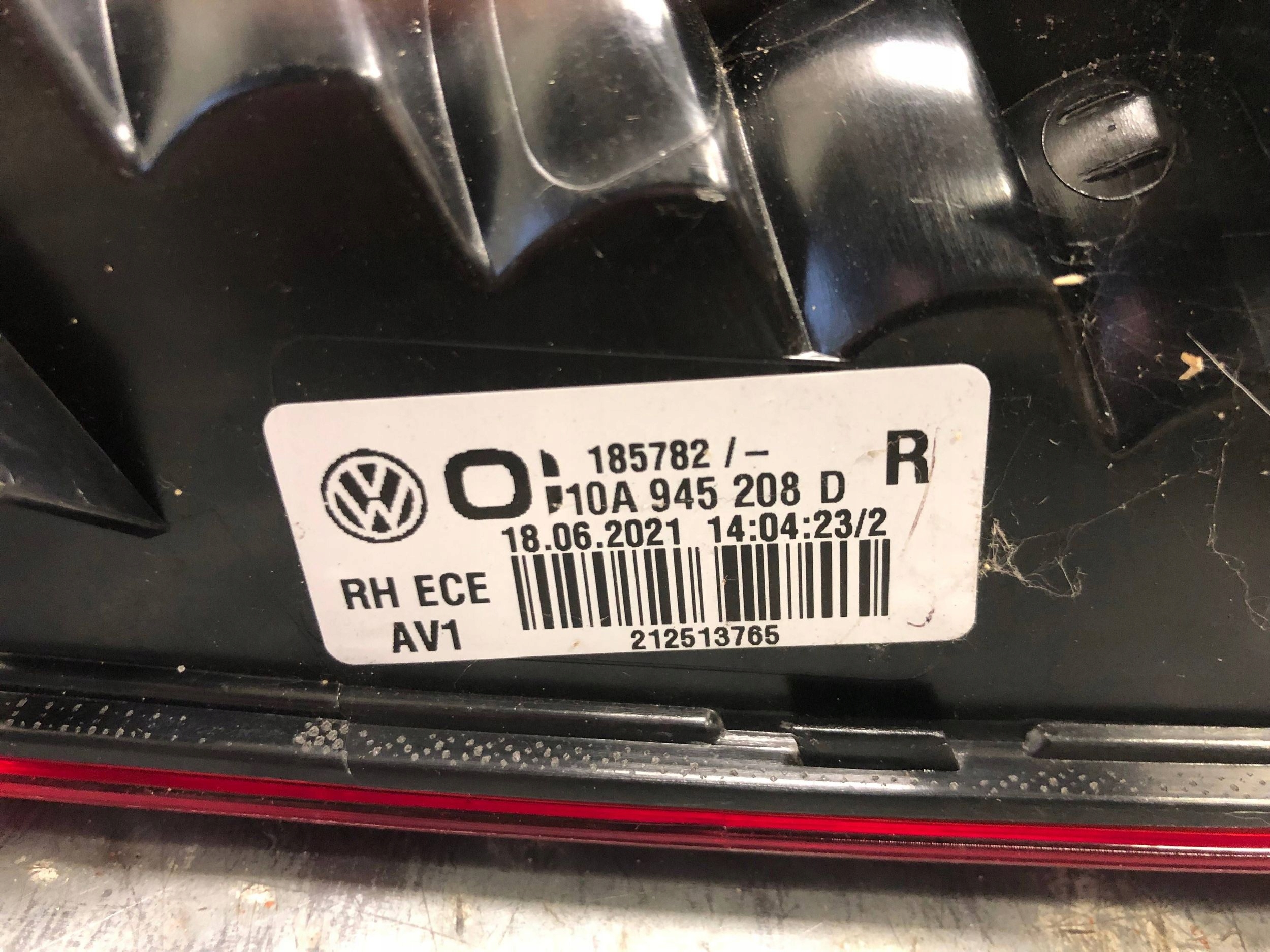 light right rear part VW ID3 ID.3 10A945208D