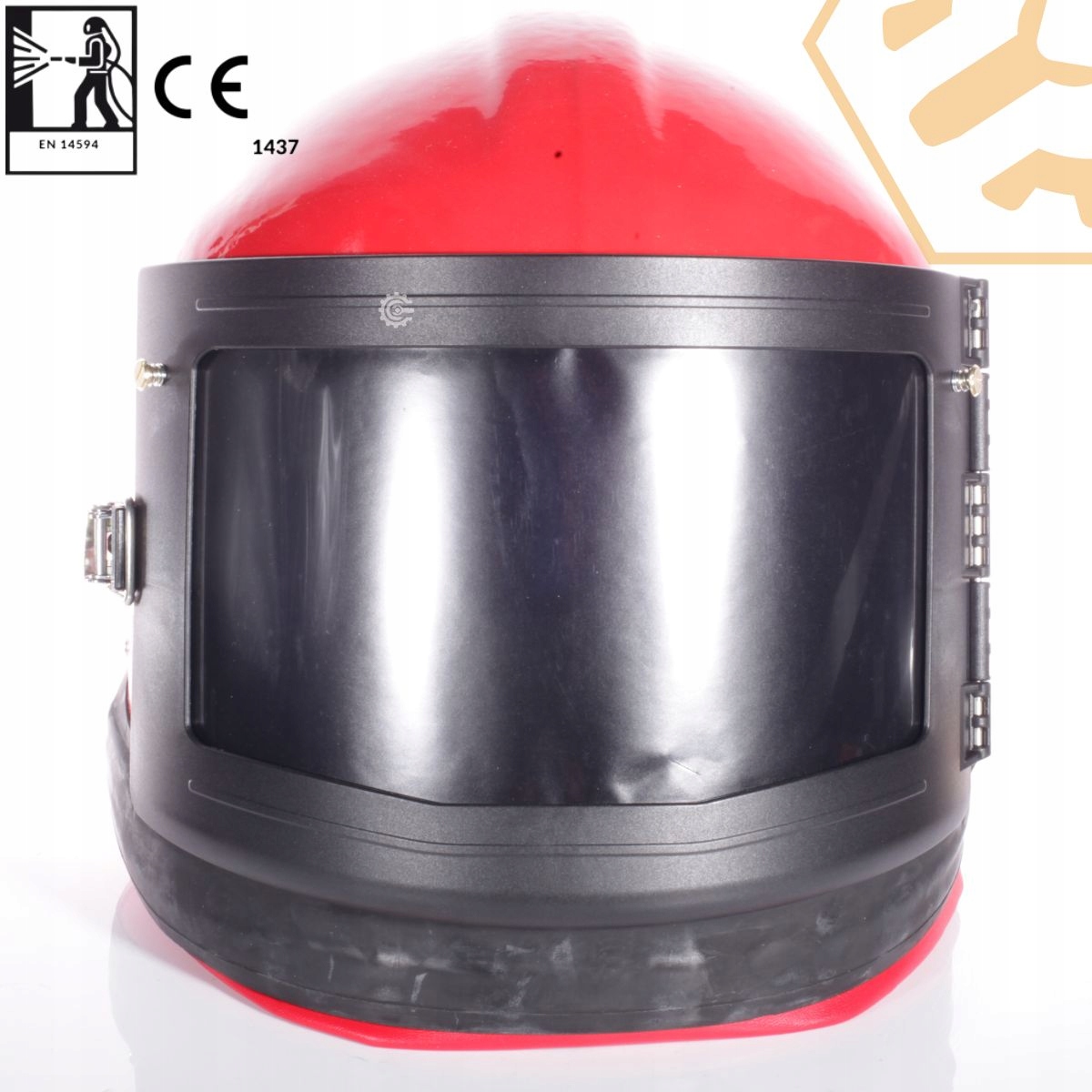 hełm do piaskowania RES-4G/OH ochronny z fartuchem do piaskarki śrutowania Marka Kortech