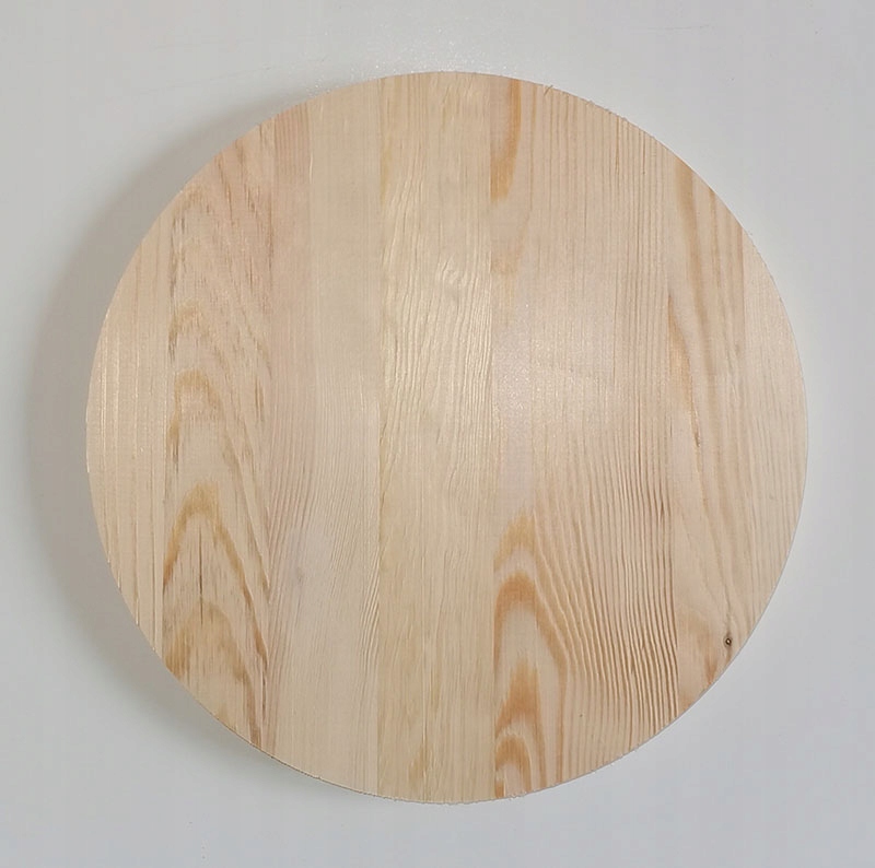 Deska borovice kulatý o průměru 70 cm, tloušťka 3 cm, lepidlo, průměr 70 cm, deska 70 cm