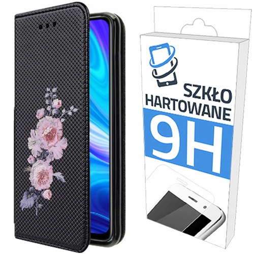 

150 wz Etui Z Klapką+szkło do Xiaomi Redmi Note 9