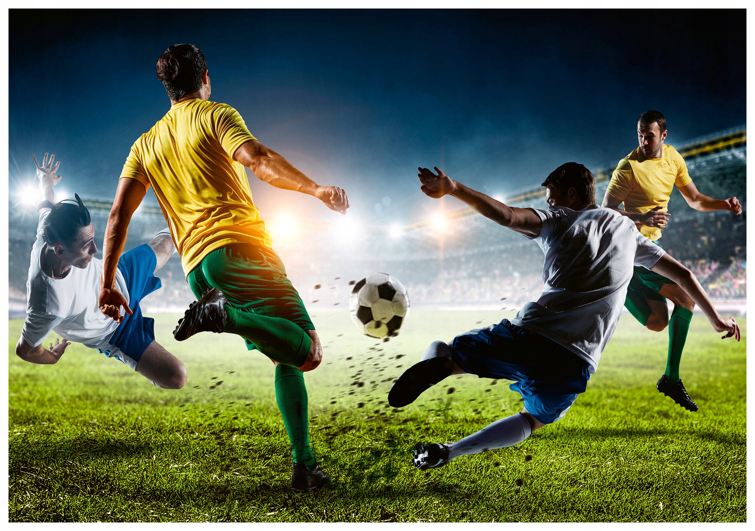 Vliesová fototapeta Futbal Energia víťazstva na stene 400x280 lepidlo