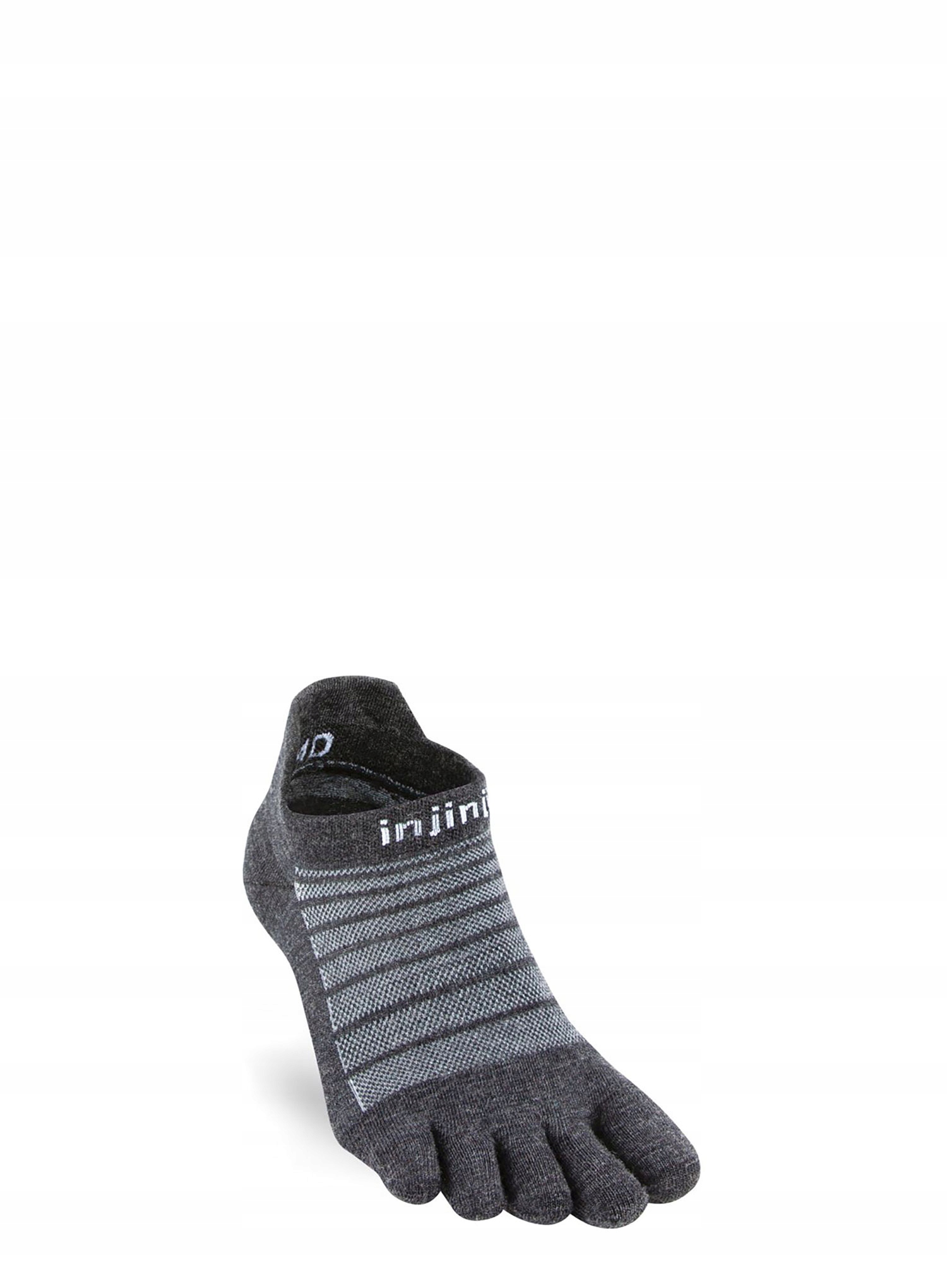 Skarpety merino Injinji Run Lightweight No-Show Wool slate 47+