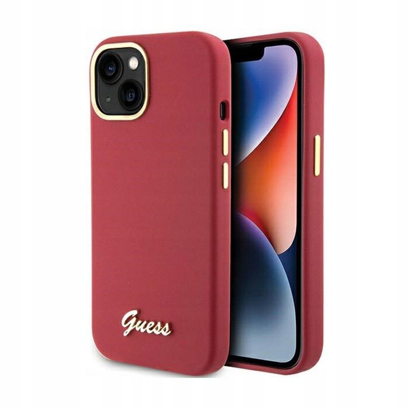 Guess Pouzdro pro iPhone 15 (magenta)