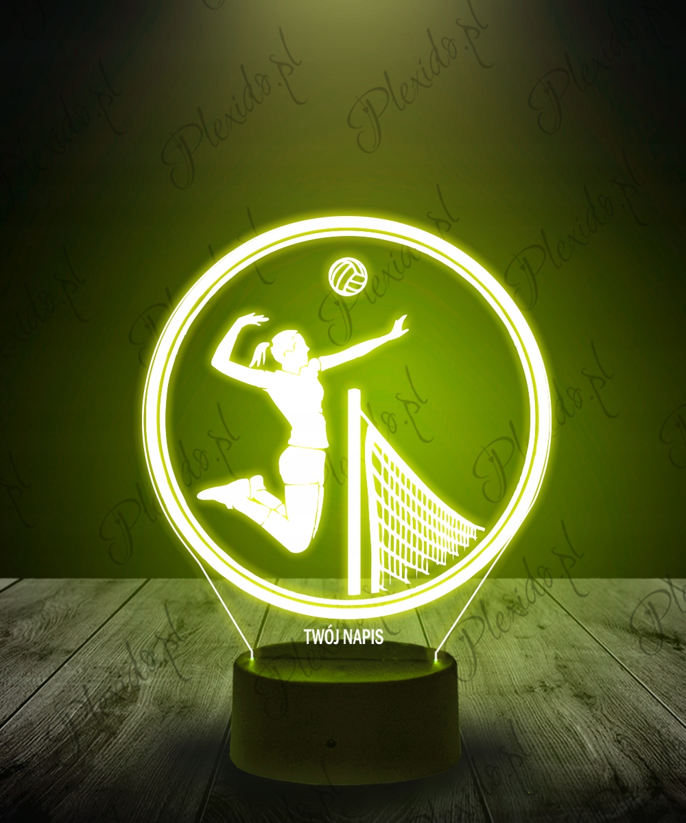 Lampka na biurko Siatkówka 16kolorów LED PLEXIDO Zasilanie bateryjne sieciowe