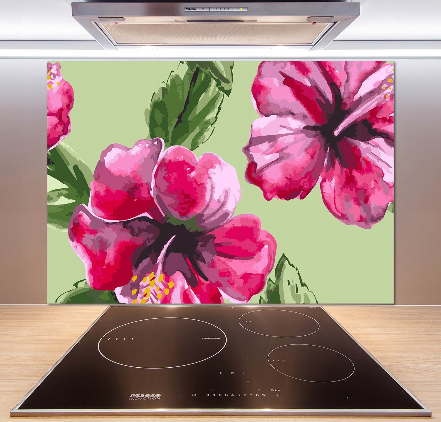 

Panel do kuchni Hawajskie kwiaty 100x70 cm + Klej