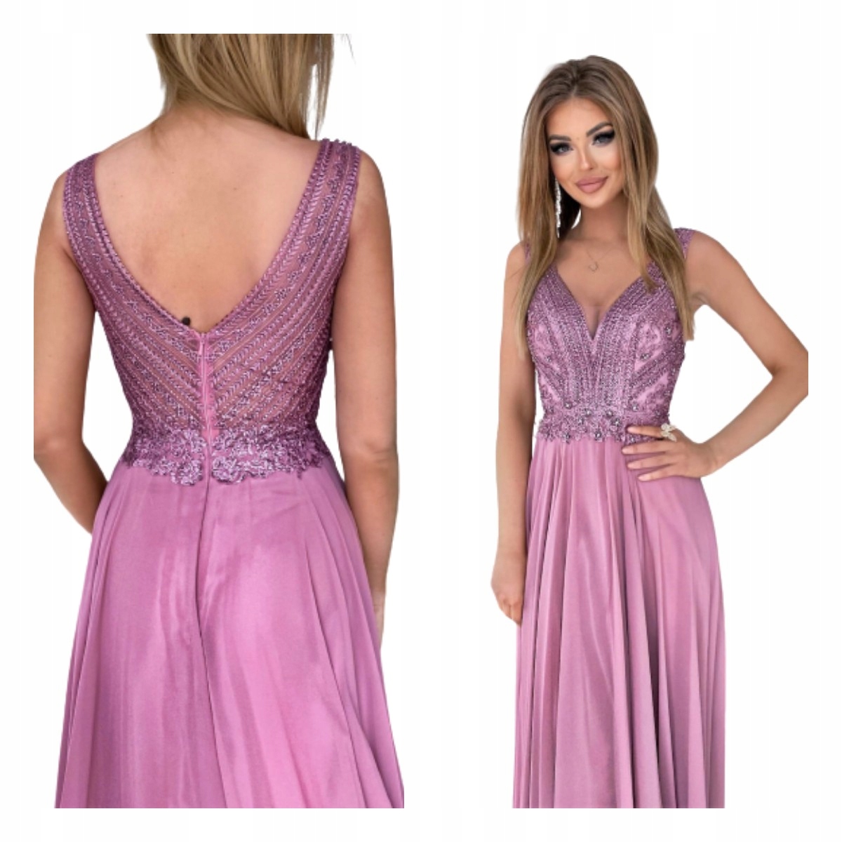 Šaty Maxi Campari Vřesová 38