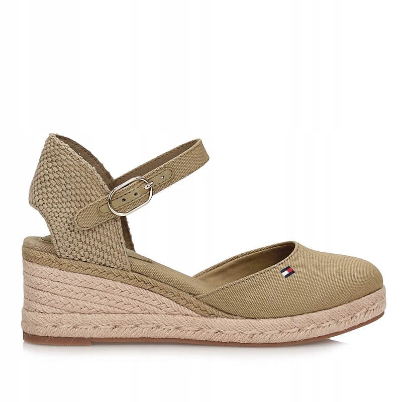 Dámské sandály Tommy Hilfiger FW0FW09233R08W5G MID Wedge černé