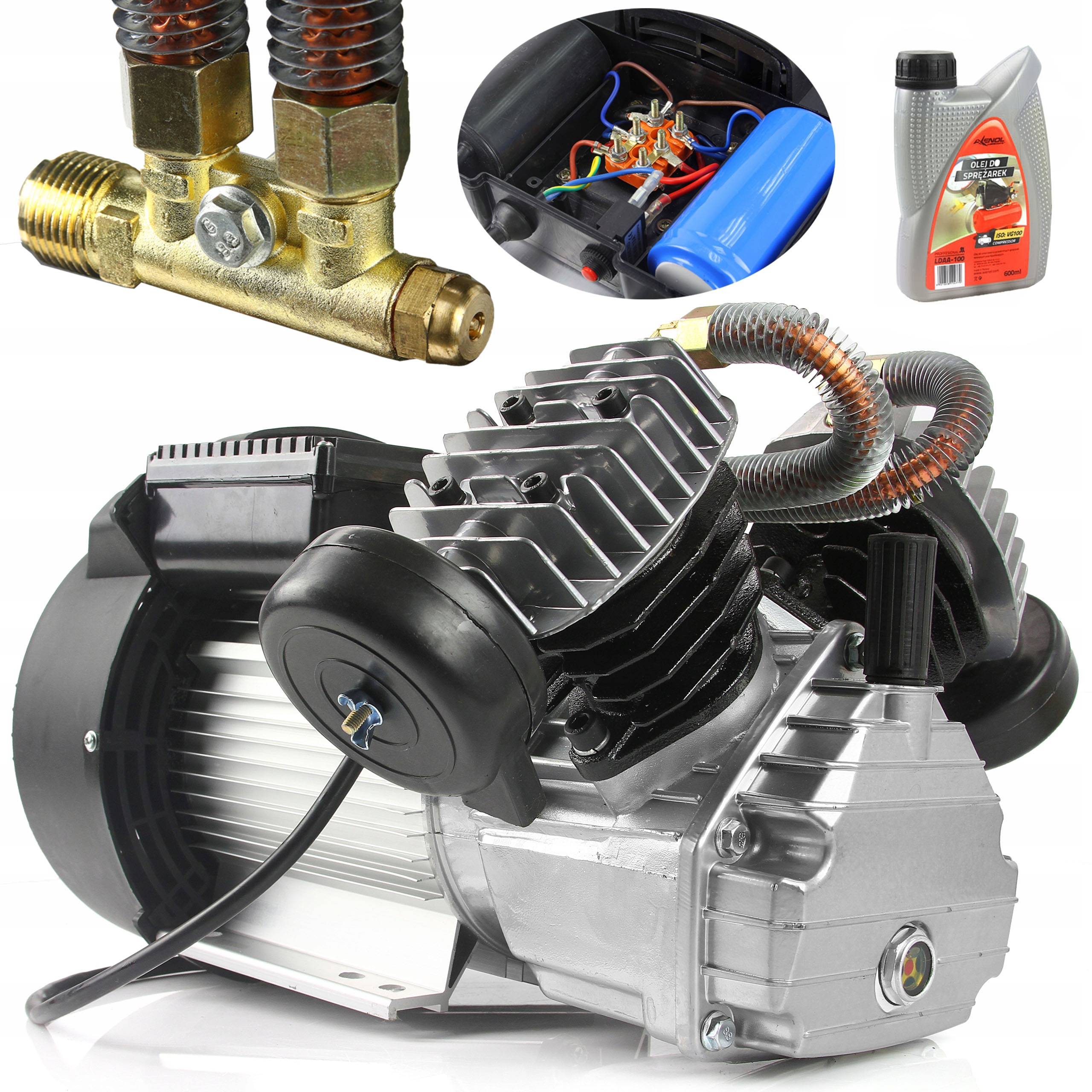 

Sprężarka kompresor olejowy pompa V2+SILNIK jn-30v