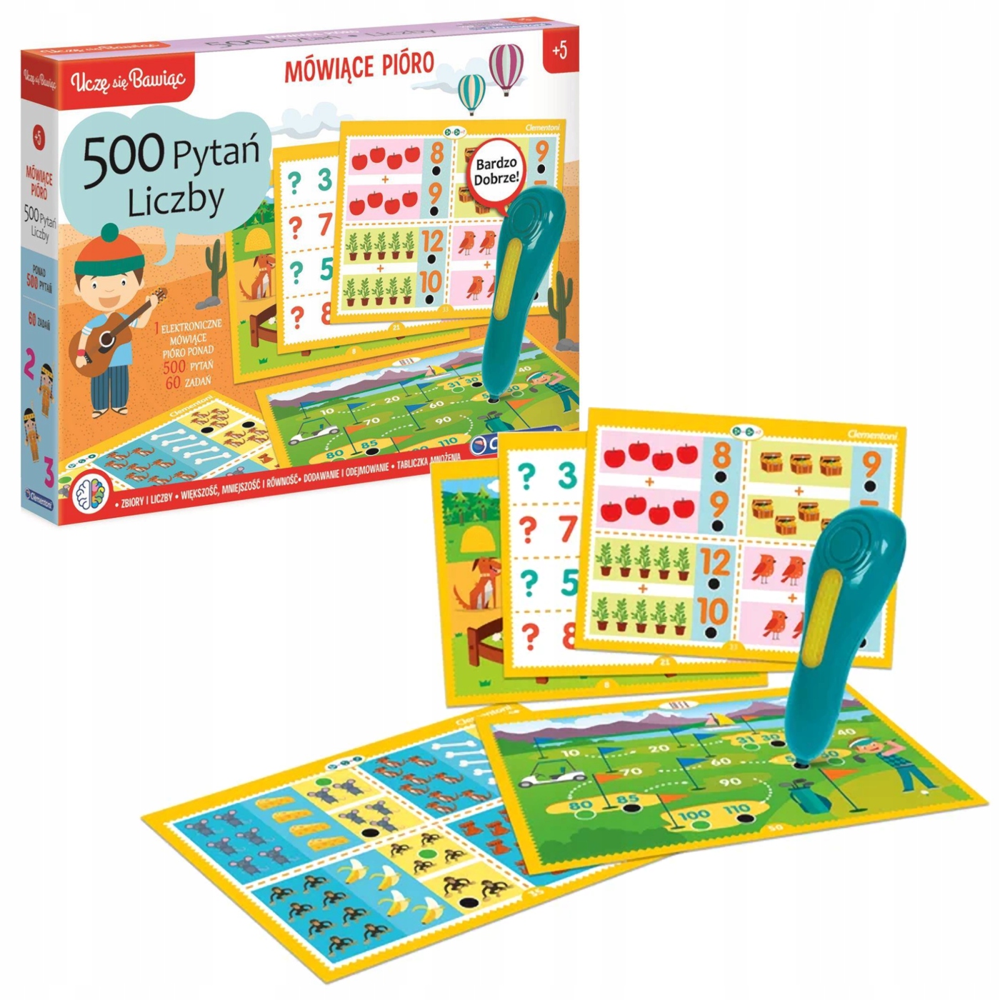 Mówiące Pióro 500 Ptań Liczby Zabawka Dla Dzieci Na 6 Lat Zabawa