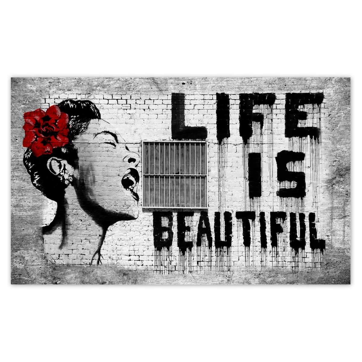 Fototapety 416x254 Banksy Life is Beautiful
