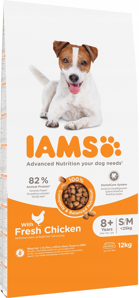 Levně Iams ProActive Health Mature & Senior Všechna plemena Kuře 12 kg