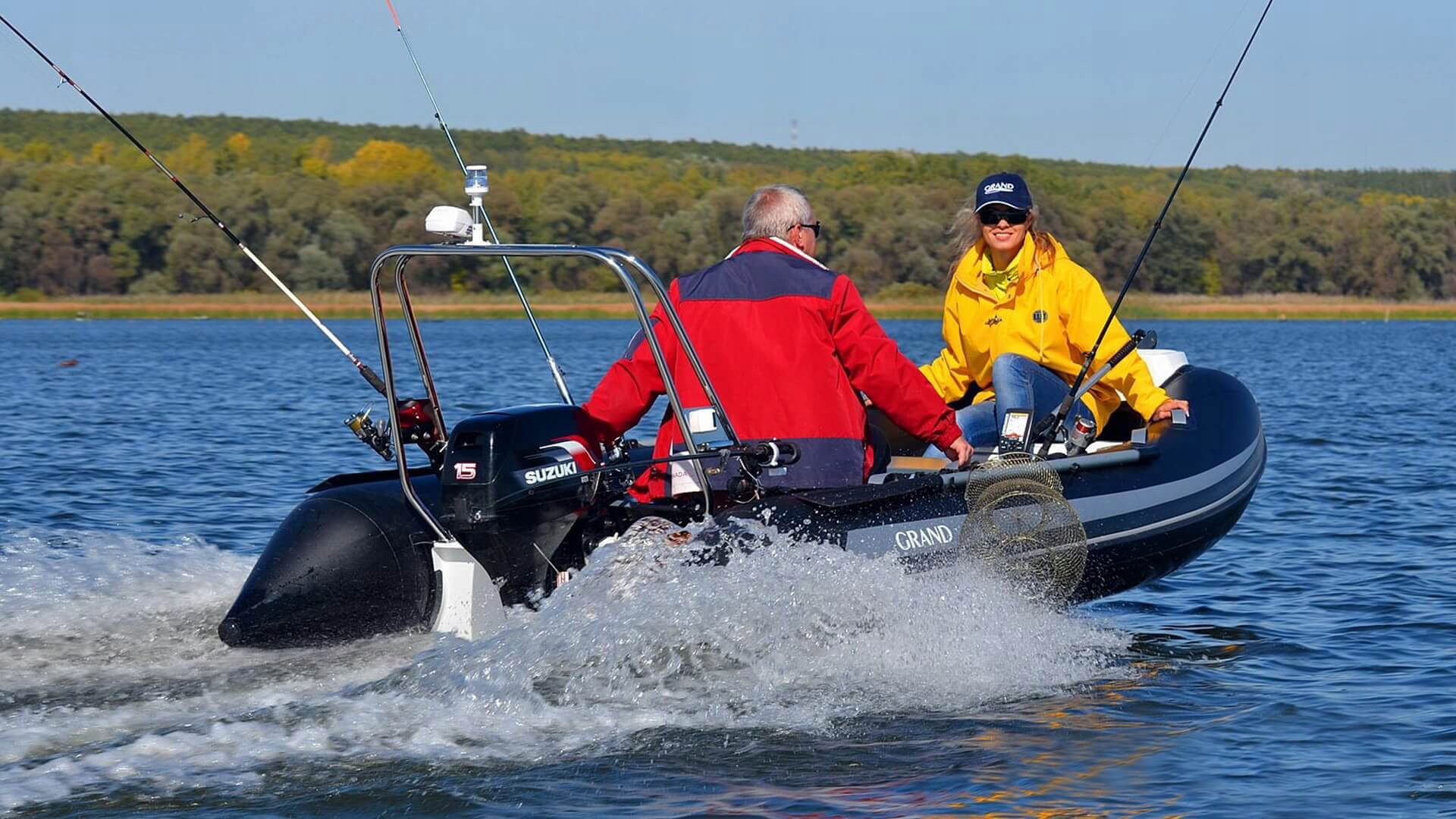 GRAND Silver Line S370N RIB Ponton Łódź Motorówka Długość 370 cm