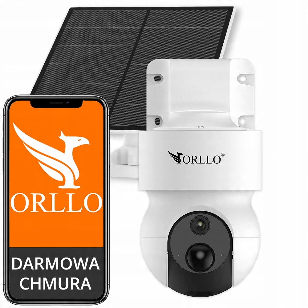 

Kamera Solarna na Kartę Sim 4G Lte Orllo E7 Sim