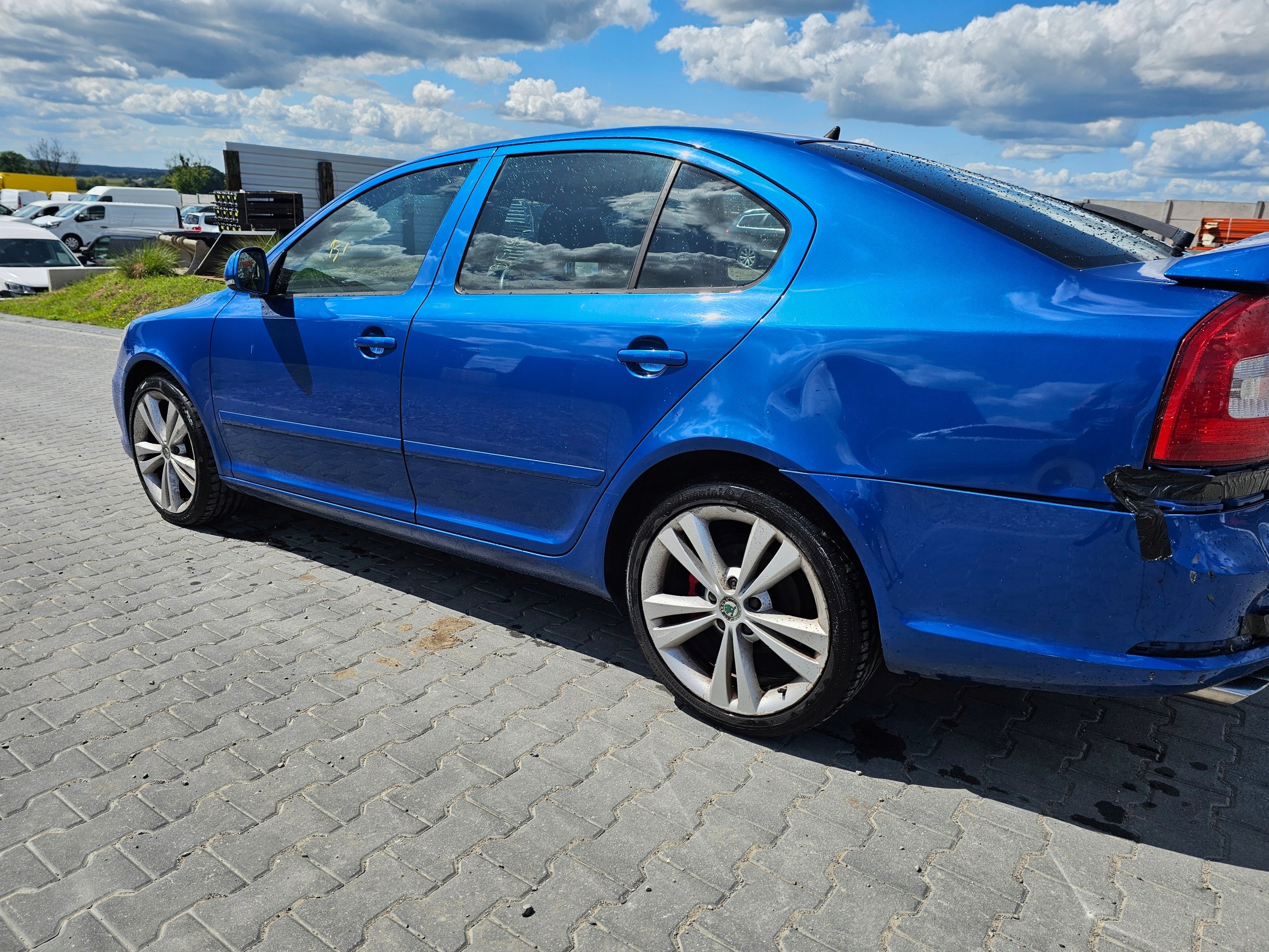 door left front complete SKODA OCTAVIA II LIFT colour LF5W