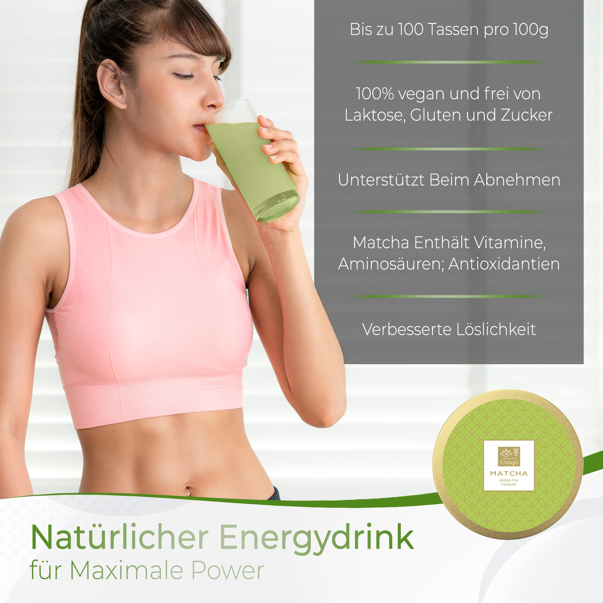 JAPOŃSKA MATCHA Proszek Zielonej Herbaty Do Latte Bubble Tea — miniatura 5