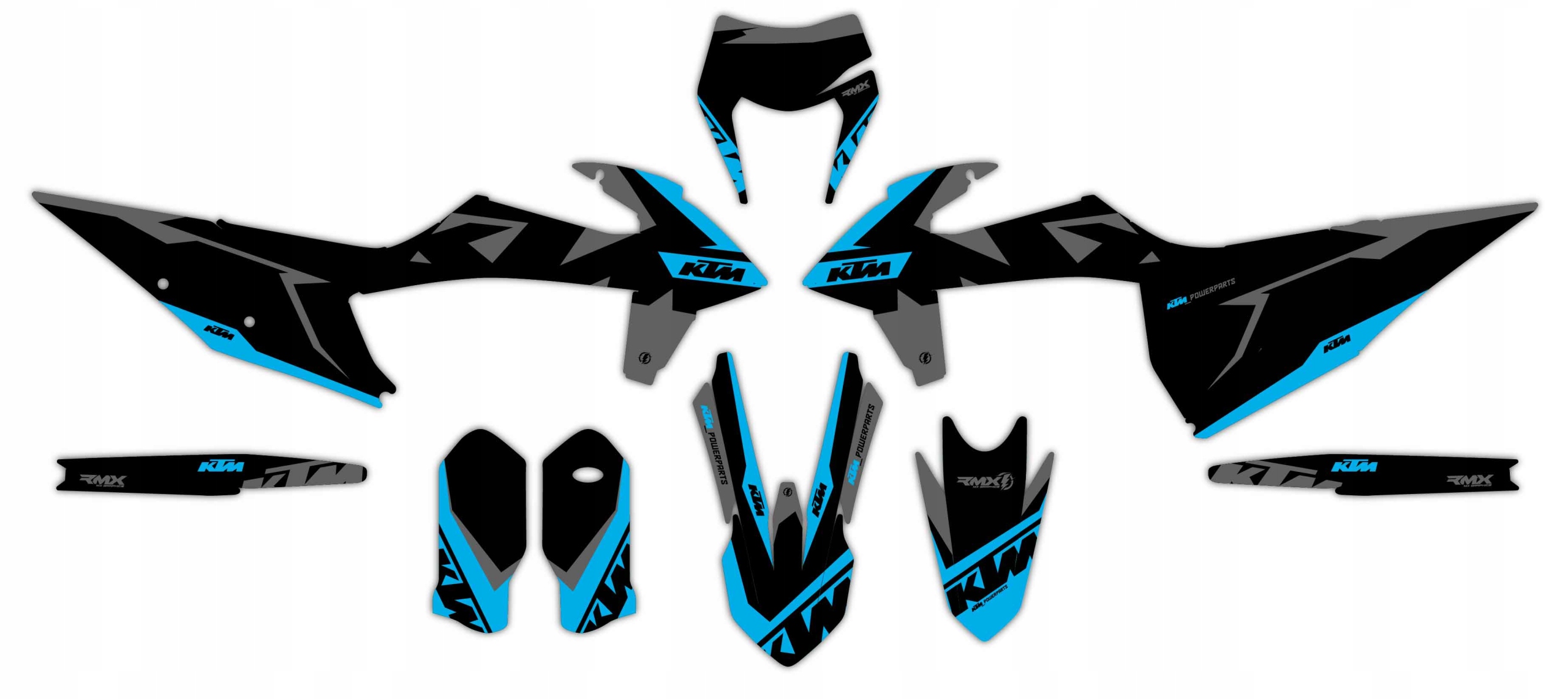 Dýha nálepky na motor Ktm Exc Exc-f Xc-w 2020 2021 2022