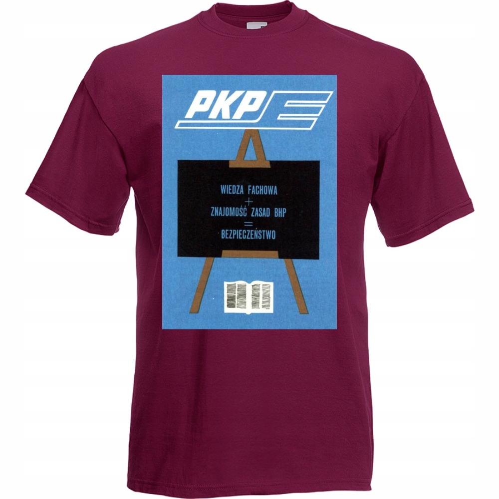 

Koszulka Prl komuna plakat prezent XXL burgund