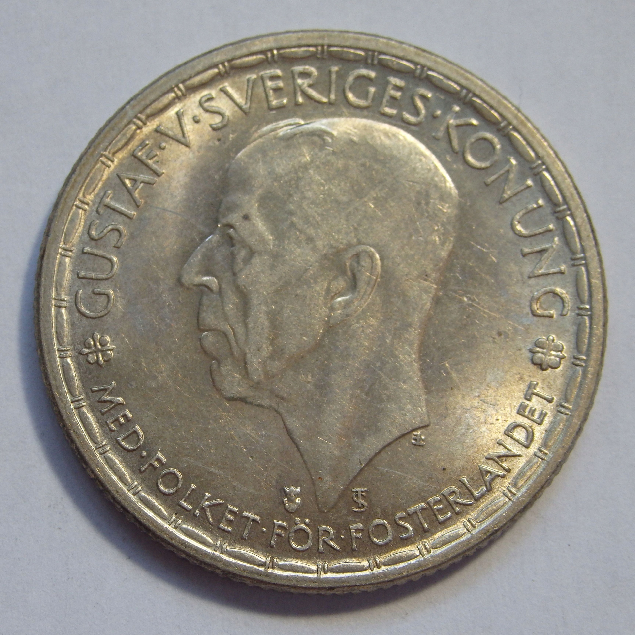 2 Korony, Szwecja, 1946r. Ag M2371