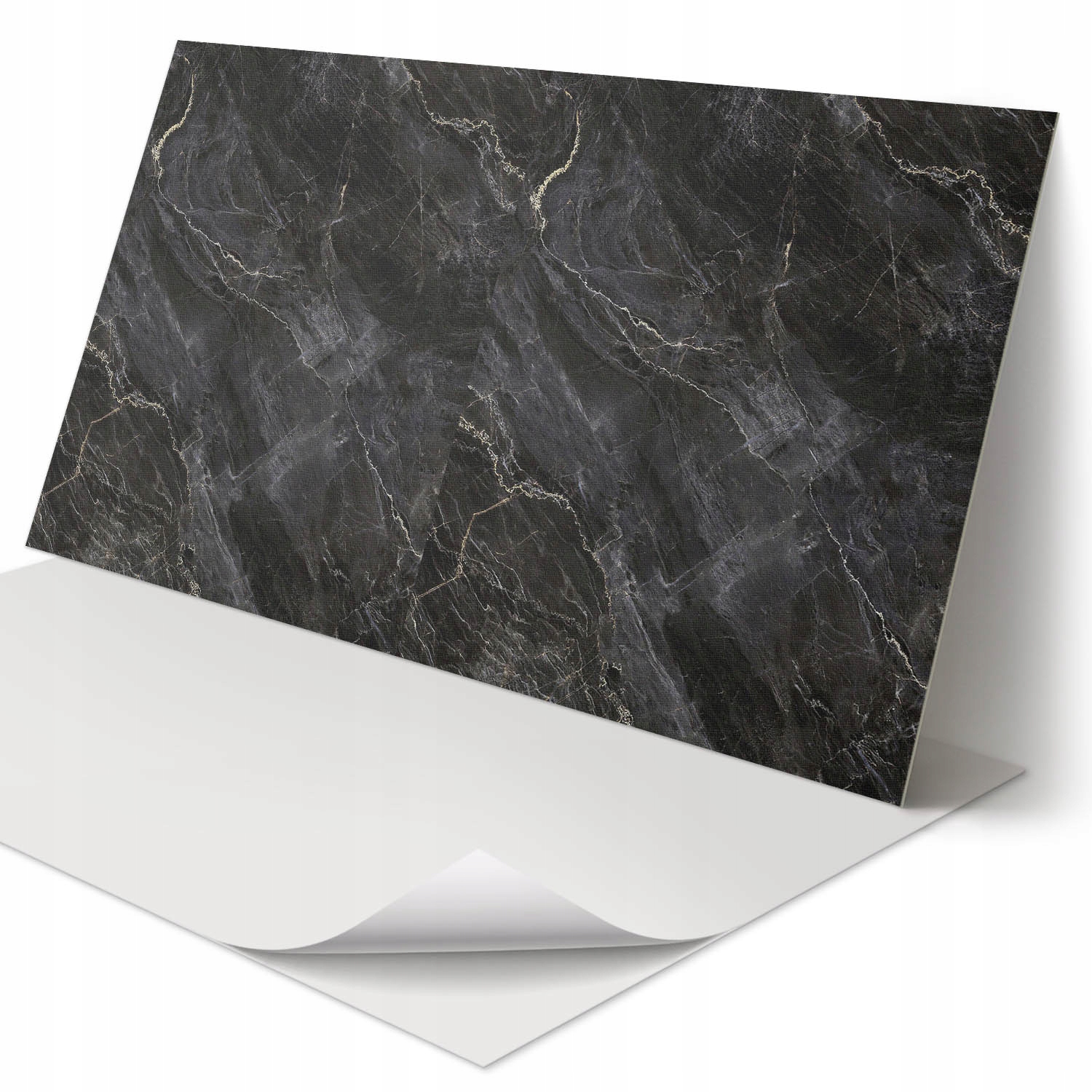 Vinylový panel s grafikou do koupelny Elegantní mramor s žilkami 100 x 50 cm