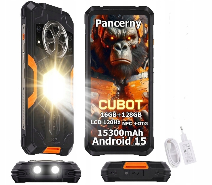 Smartfón Cubot King Kong Power 5 6 Gb 128 Gb 4G-LTE čierny 6924136724736