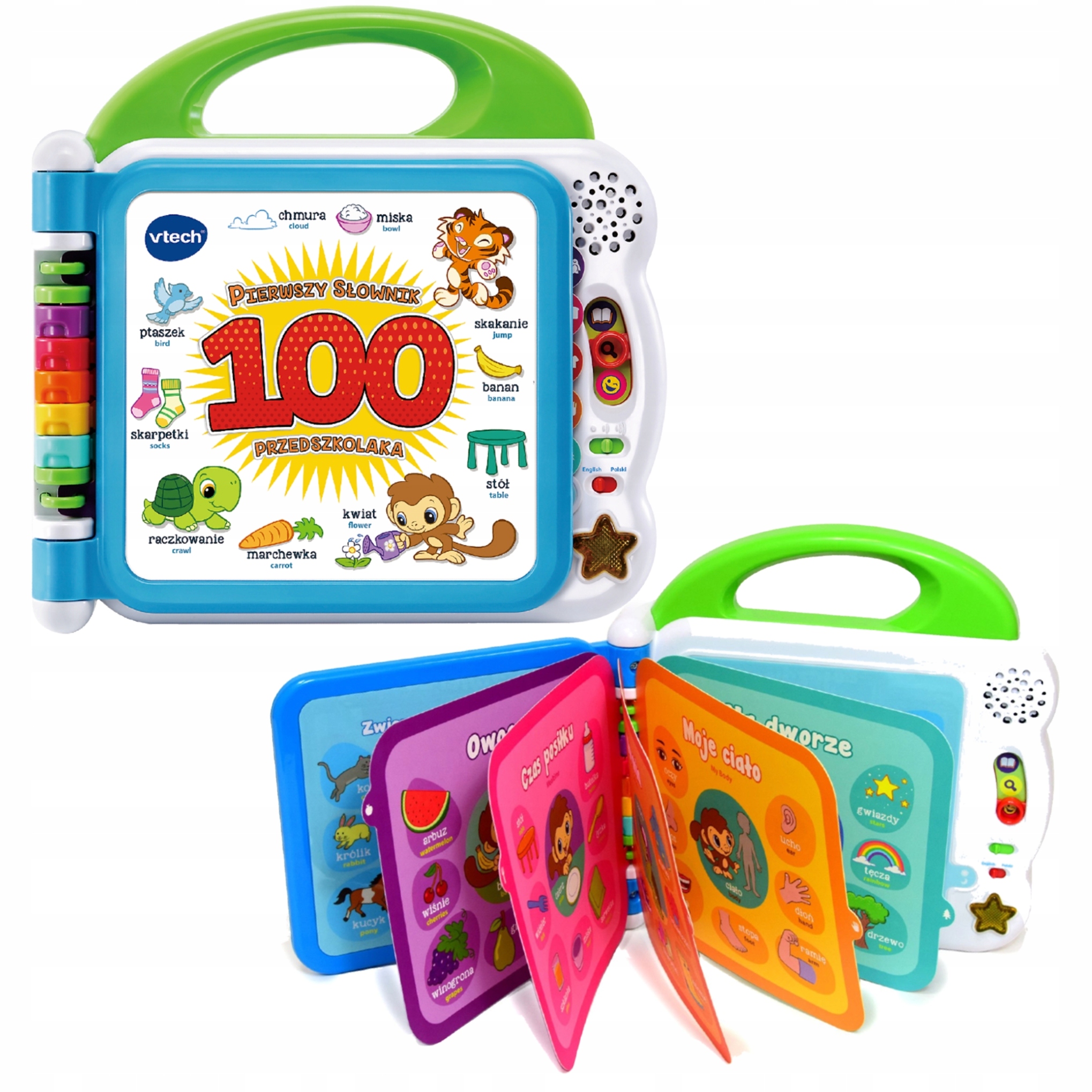 VTECH PIERWSZY SŁOWNIK PRZEDSZKOLAKA 2W1 PL ANG