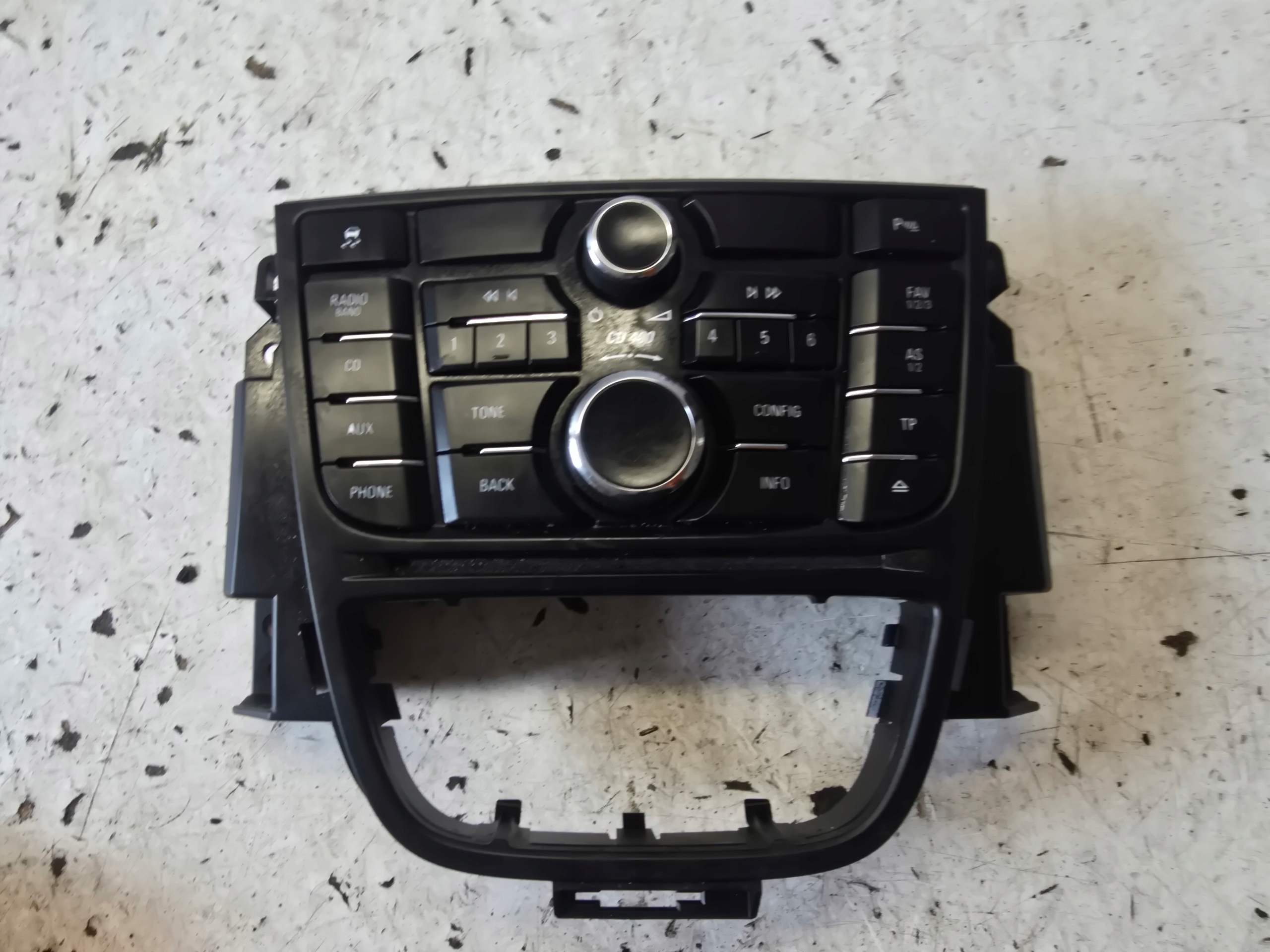 OPEL ASTRA J 4 PANEL RADIA PRZYCISKI CD400 CD 400 13346050