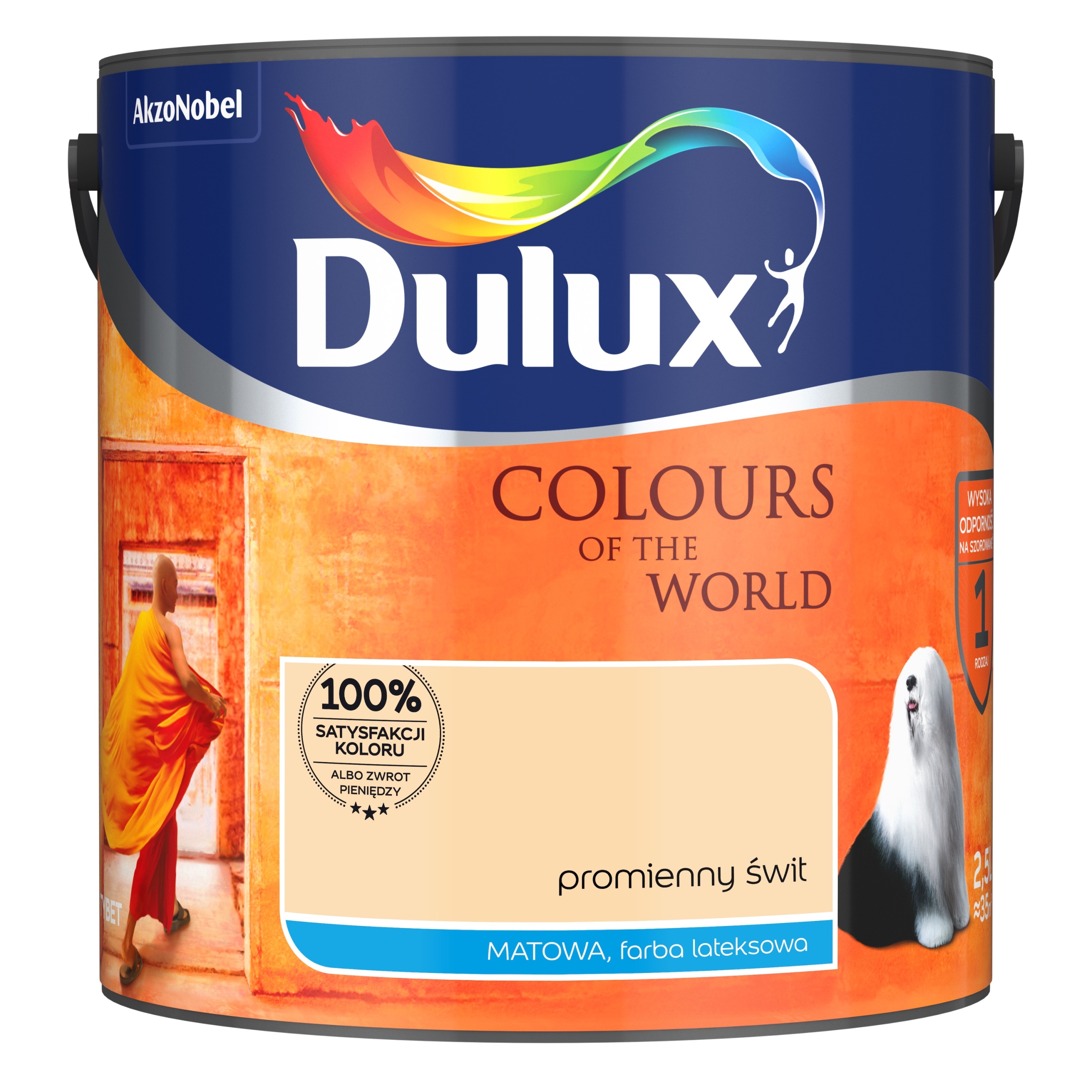 Dulux Barvy světa barva na stěnu Zářivý úsvit mat 5L