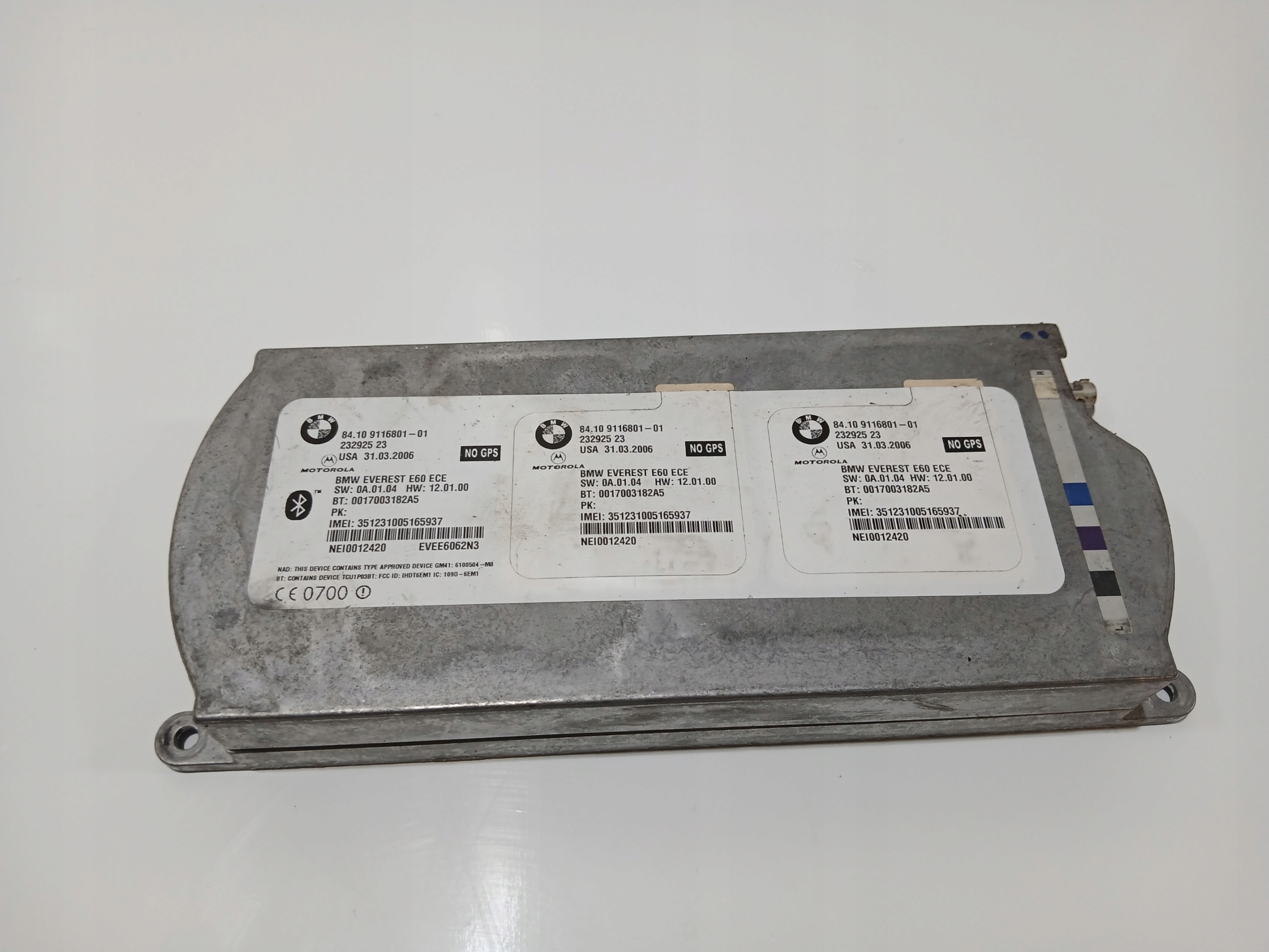 modul Bedienteil BLUETOOTH BMW E60 E61 9116801 (4642329)