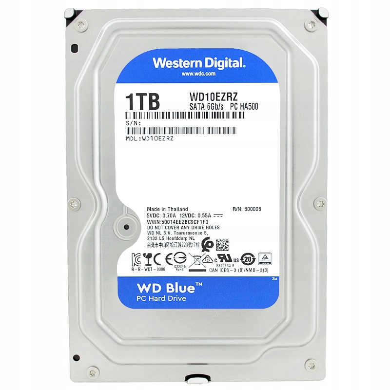 WD Blue 1TB HDD WD10EZEX 三個セット Amazon.co.jp: WESTERN DIGITAL 3.5インチ内蔵HDD 1TB SATA6.0Gb