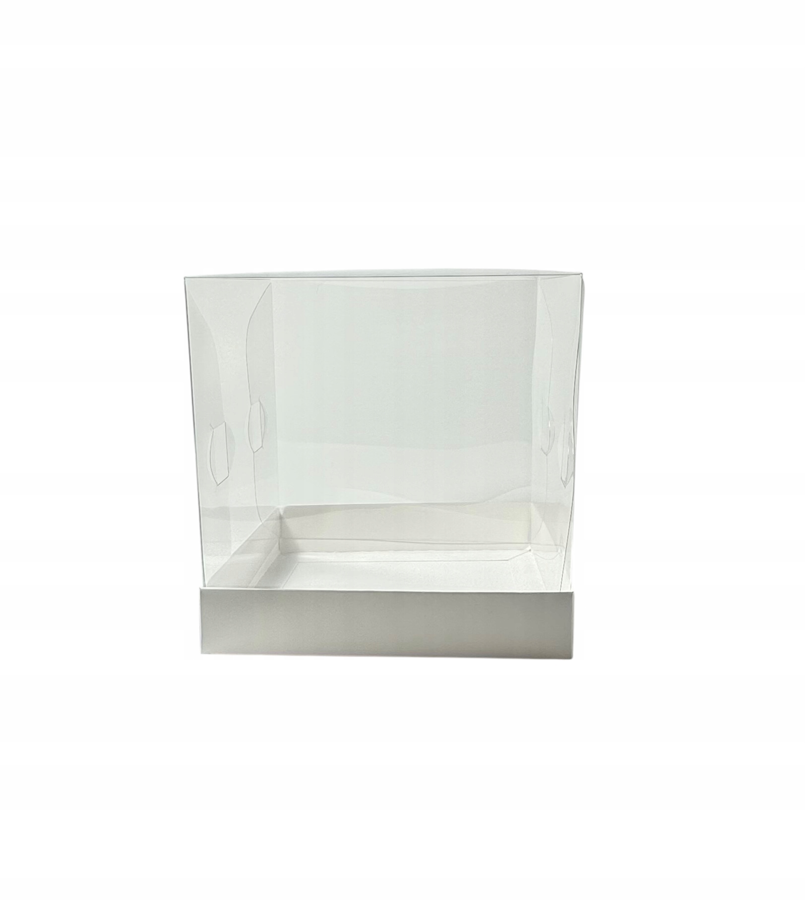 Levně Sada 10 Ks. Krabička Bento 15x15 cm, Cukrářské balení na dort, dort