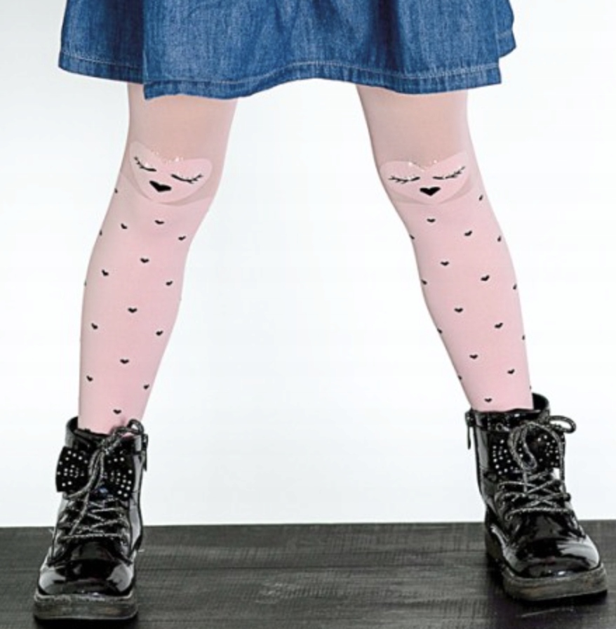 

Rajstopy mikrofibra Vivienne Róż 3D nadruk 104-110