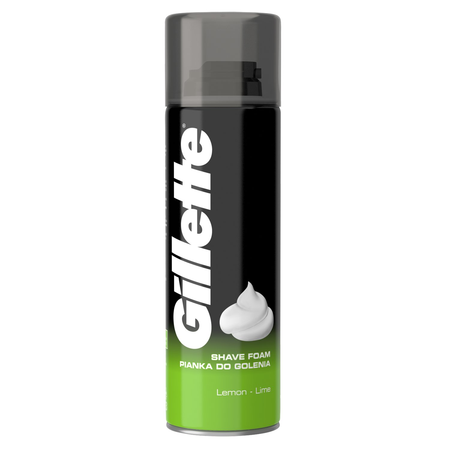 Gillette pianka do golenia 200ml Lime
