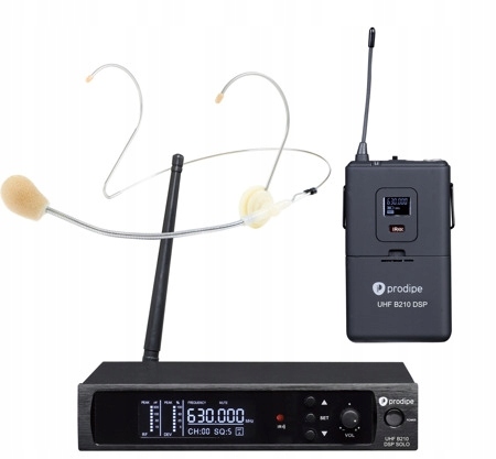 Prodipe B210SOLO Dsp Uhf Náhlavný mikrofón