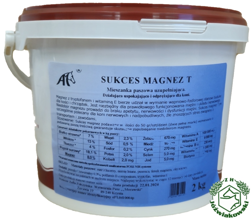 SUKCES Magnez T pasza dla koni, witaminy