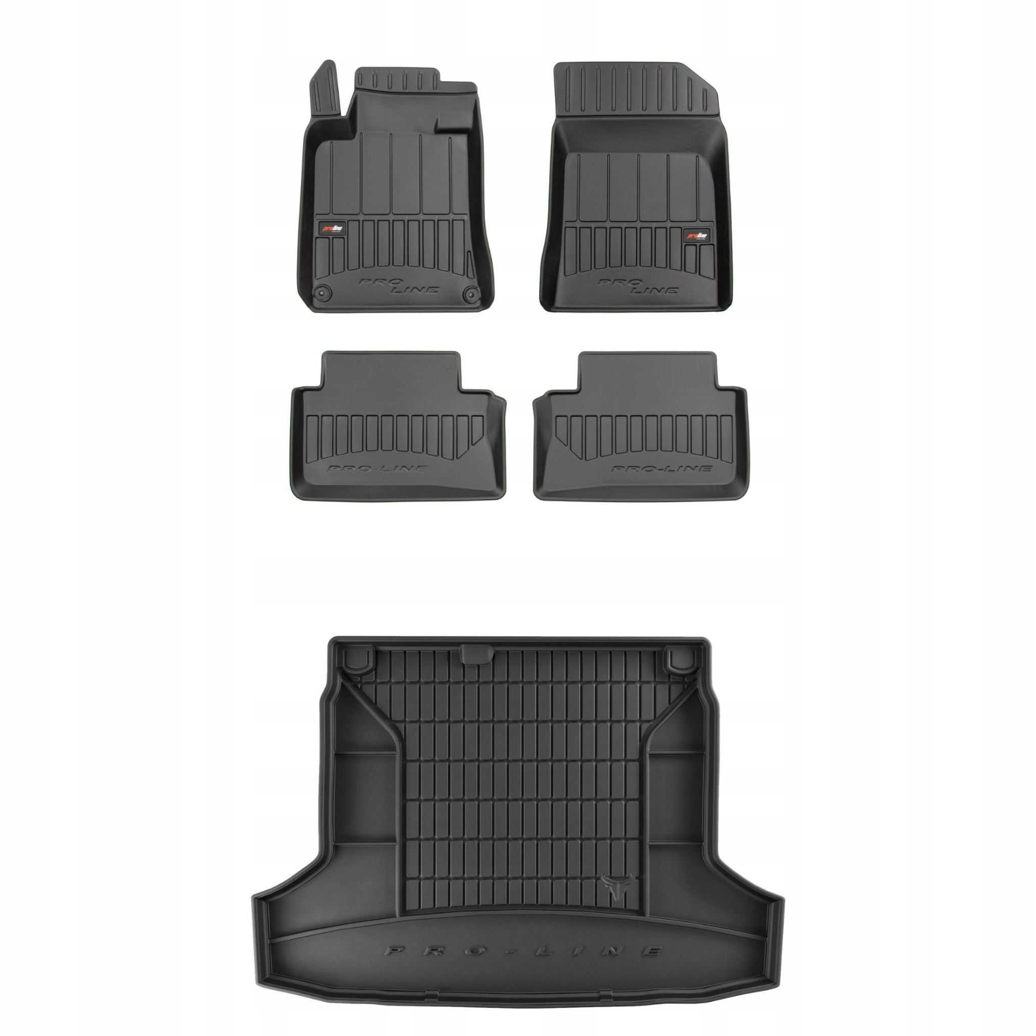 Sada gumových kobercov a rohoží pre Peugeot 508 I 2010-2018