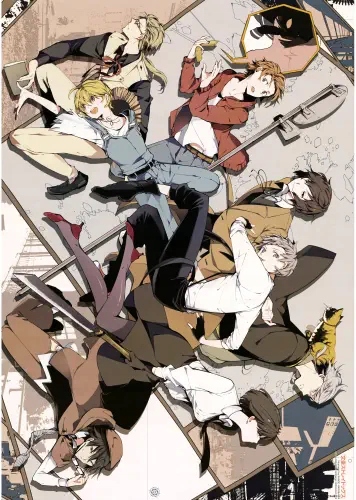 Plakat Bungou Stray Dogs BSD_004 A3