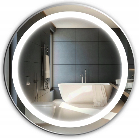 

Lustro Okrągłe Led Fi 60cm Podświetlane Łazienkowe