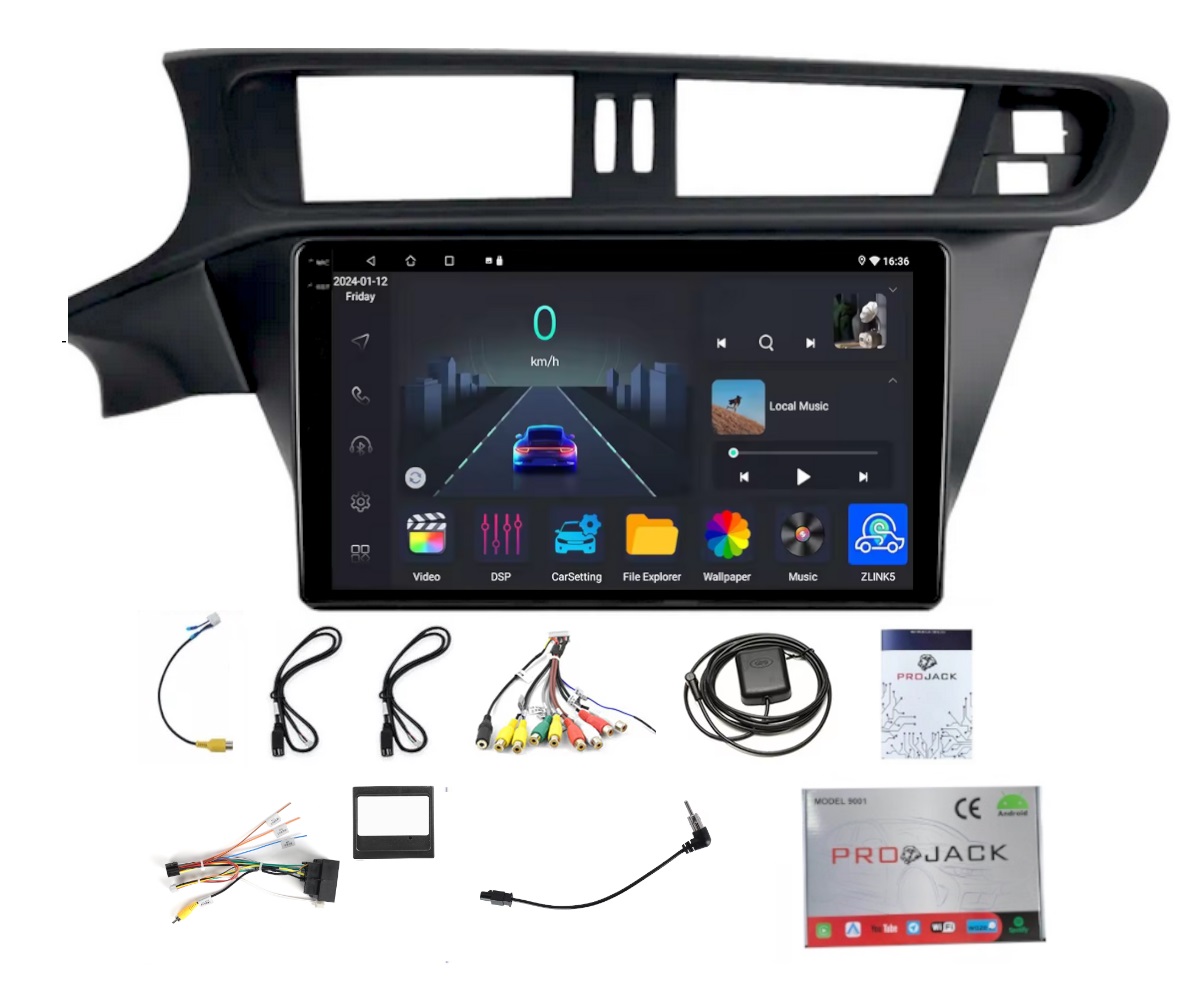 Rádio Navigácia Gps Citreon C3 Xr 2010-2018 Wifi Carplay Usb 4GB 64GB