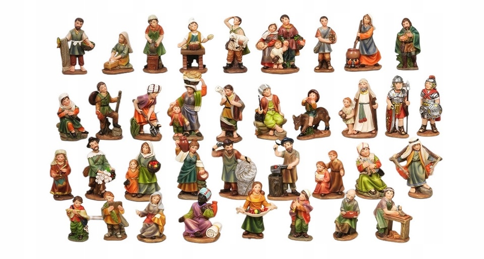 Veľká Sada dodatočných Figúrok Do Prístrešku pre postavy s výškou 9 cm