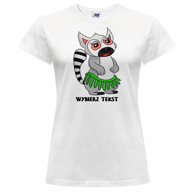 

Koszulka Damska T-shirt Zwierzęta Lemury M