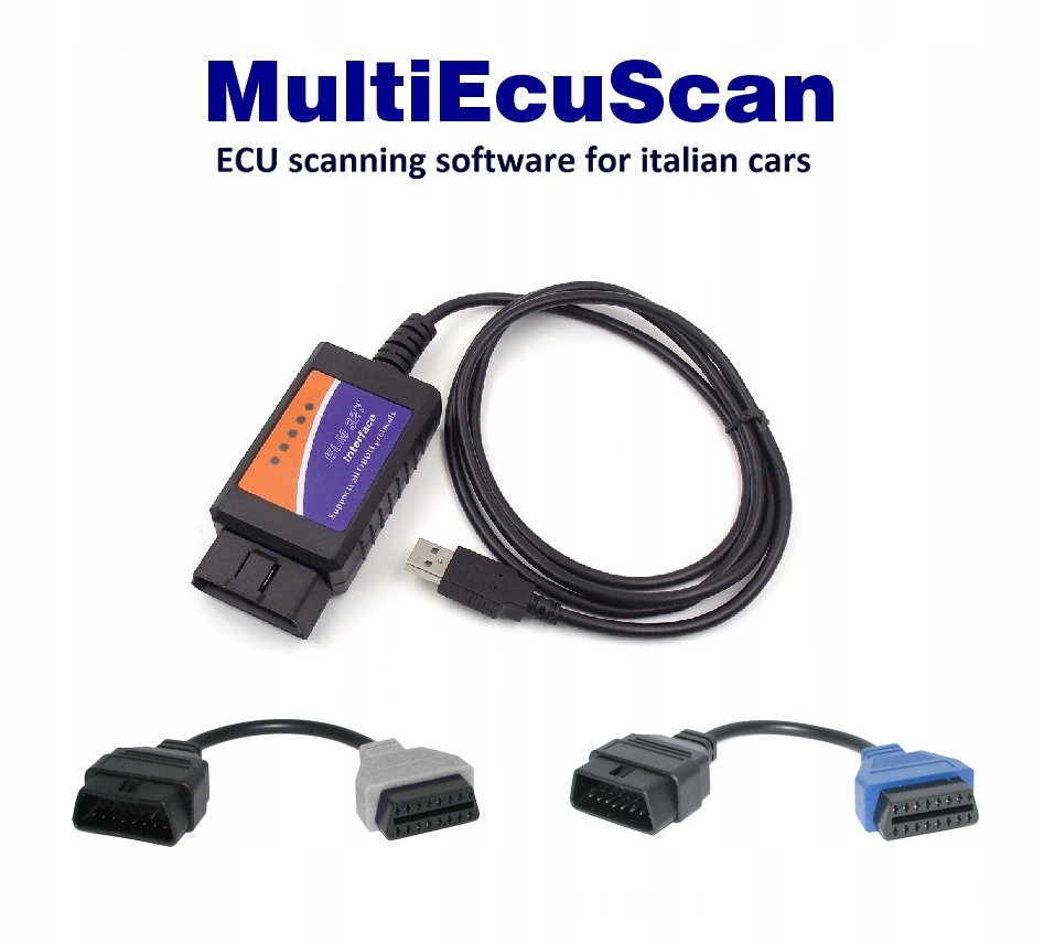 ELM327+adaptery FIAT ALFA TIPO JEEP MULTIECUSCAN