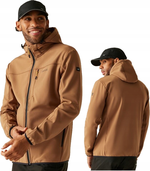 Męska kurtka softshell Regatta z kapturem RMl292 ZN0 M